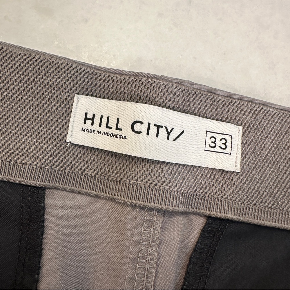 Hill City Men’s Everyday Tech Short 33 Chrome Grey - Picture 4 of 6
